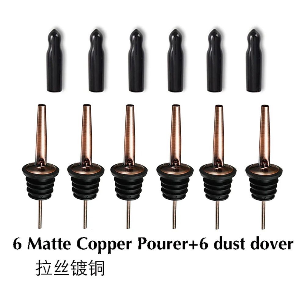 Bitters Bottle Set - 6PCS Set Aksesoris Bar Anggur, Corong