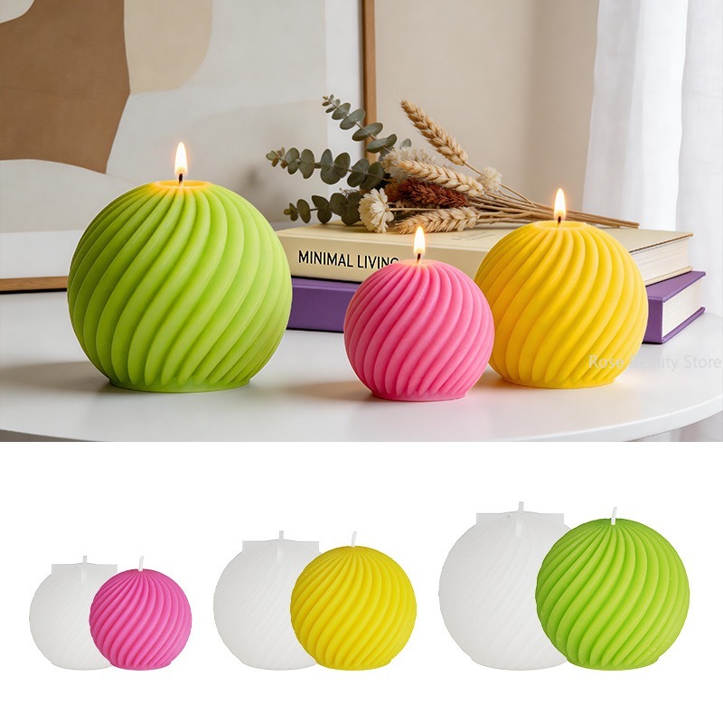 Cetakan Silikon Lilin Bola Nat - Ice Mold Sphere ulasan dan harga