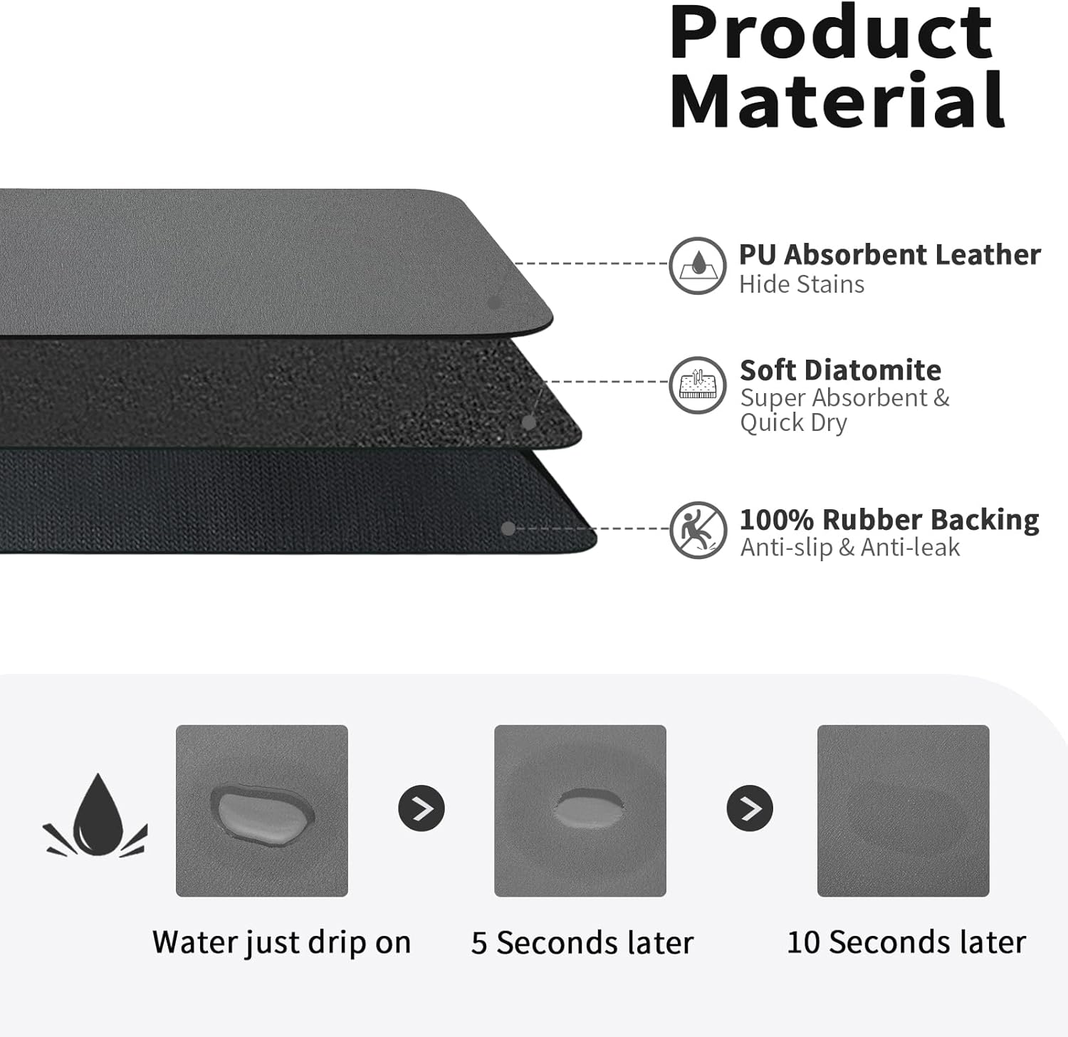 Alas Pengering Piring Desain K - Bar Mat Rubber ulasan dan harga