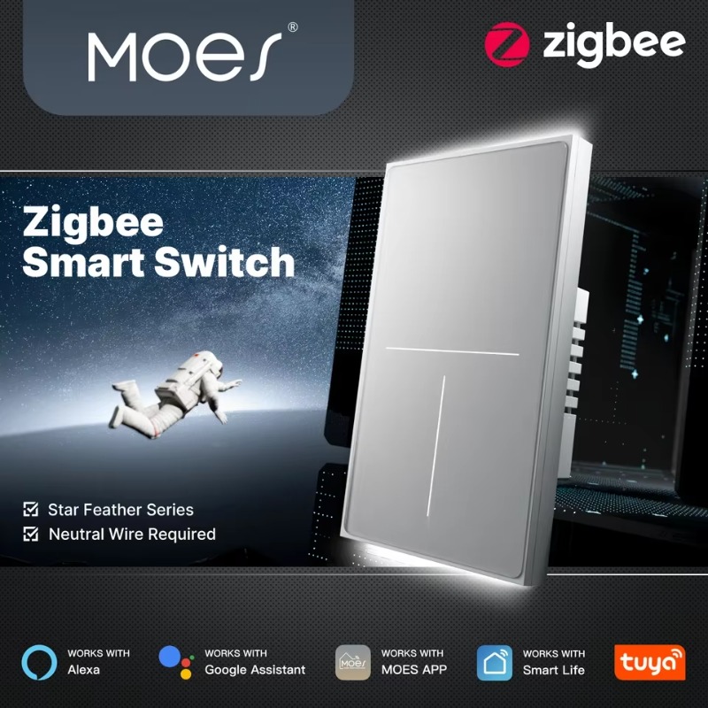 Tuya ZigBee Smart Air Touch Sw - Home Bar Android ulasan dan harga